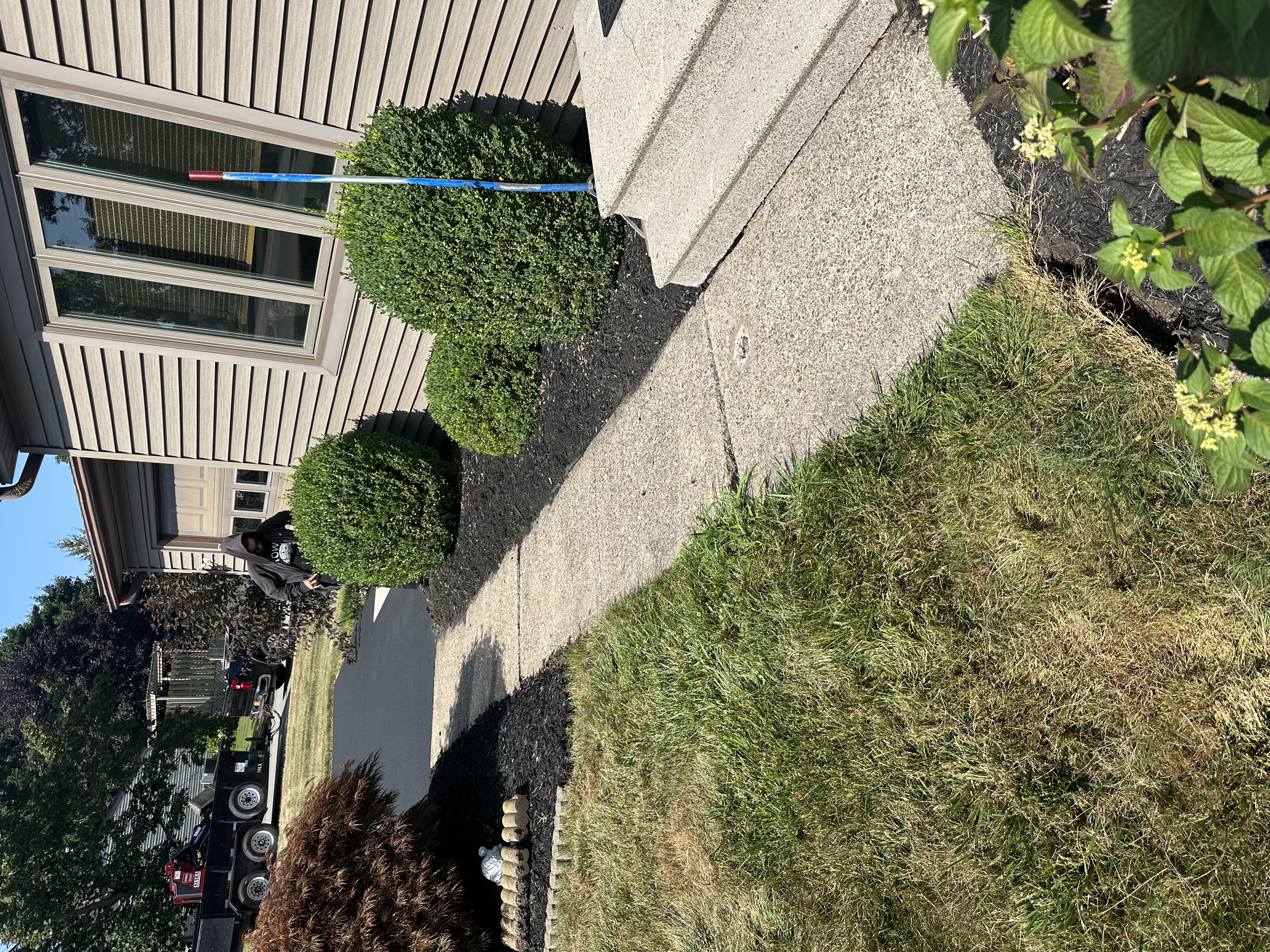 2025 front entry hardscape before photo 1